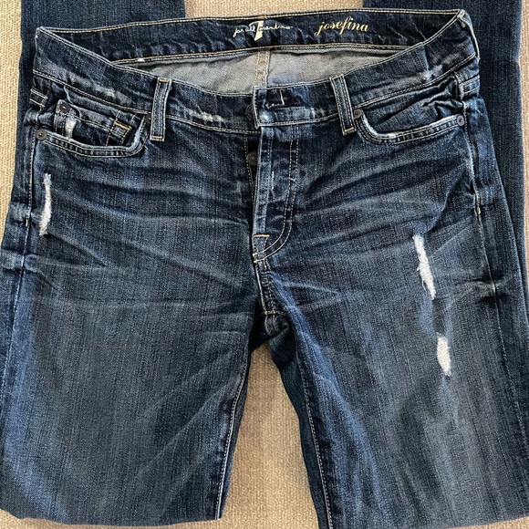 7FAM Josefina Distressed Jeans Organic - Picture 1 of 7